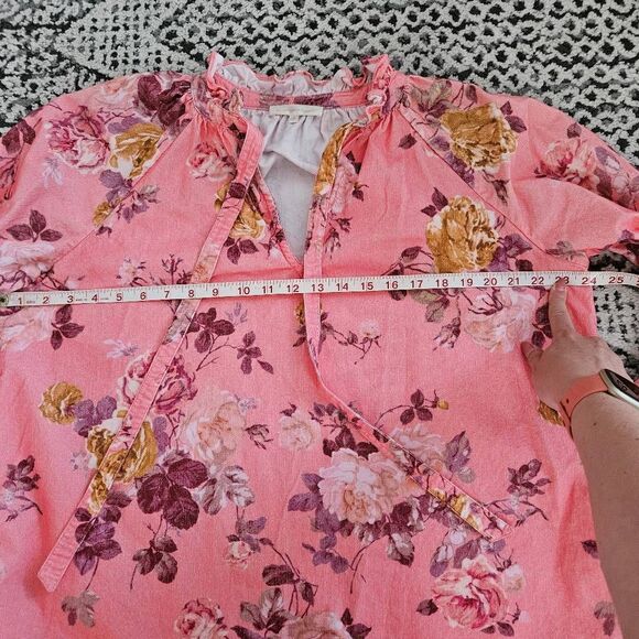 Loveshackfancy Corduroy Willow Top in Charleston Pink Size Small - Picture 6 of 7